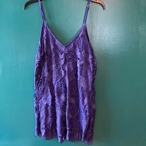 Beautiful crocheted floral  dress
